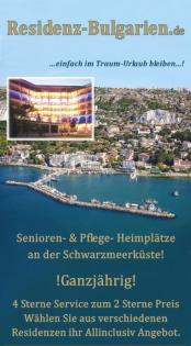 Wir suchen Vertiebspartner für Seiorenresidenzen am Schwarzen Meer gesucht.