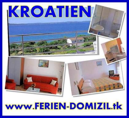 Urlaub KROATIEN Ferienwohnung Kozino strandnah Meerblick