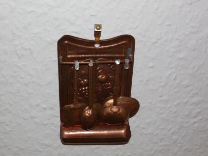 Kupfer, miniatur, puppenküche