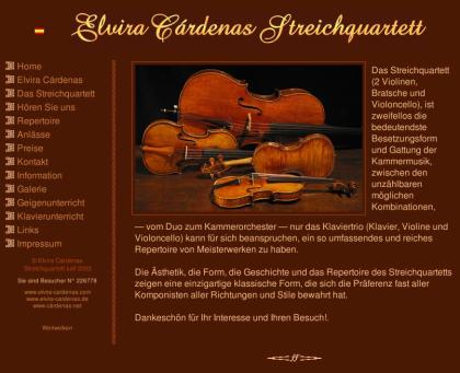 Instrumentale Untermalungsmusik - Streicher von Solo bis Quartett