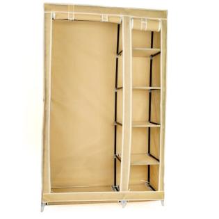 Garderobenschrank Kleiderschrank Stoff Campingschrank 177cm