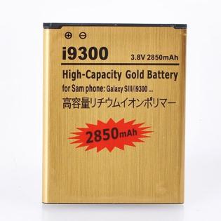 Samsung Galaxy S3 Gold Li-lon Akku 2850mAh Batterien Power 3.8V