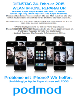 Ab 29 € Express iPhone Reparatur iPhone WLAN Reparatur iPad Displaybruch