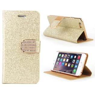 IPhone 6 Hülle Handyhülle Tasche Glitter golden