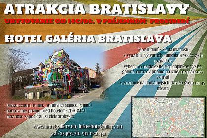 Atraction of Bratislava - acommodation from 14€/person
