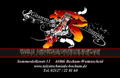 Gitarren Unterricht für E-Gitarre in professionellem Studio in Bochum
