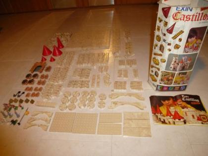 Vintage Ritterburg Exin Castillos Gran Alcazar XII, 70iger Jahre, rd. 900 Bauste