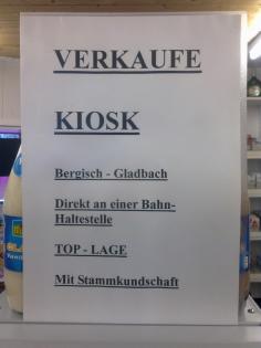 !!! KIOSK !!! Besteht seit 50 JAHRE !!! Direkt an BAHNHALTESTELLE