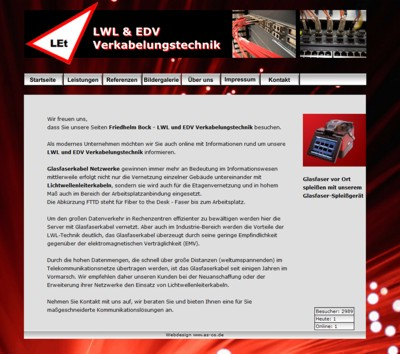 LWL und EDV Verkabelungstechnik - Glasfaserkonfektionierung