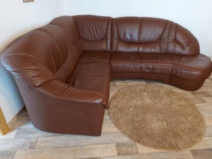 ECKCOUCH echtes Leder