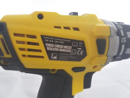 POWERMAT PM-WA-18V-PRO Akku-Schlagschraubendreher 2 Akkus LI-ION 18V 50Nm zweigä