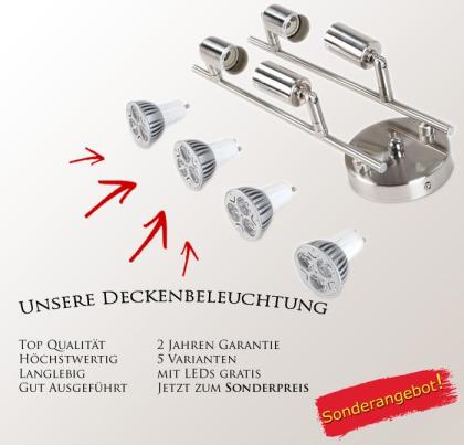 Deckenleute Strahler Spot LED Lampen Wandlampe Beleuchtung