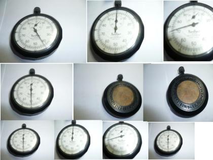 Hanhart 1 jewel Shockproof 1/ 5 SEC / 1/ 100 Min.Stoppuhr.Nr.57