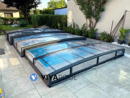 Pooldach PRESTIGE 9, 50m x 4, 00m (4, 88) x 0, 60m vormontiert