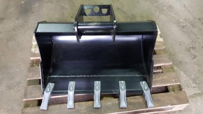 Tieflöffel Baggerlöffel Minibagger Bagger bis 6T 80cm Breite