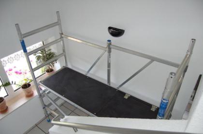 Aluminium Treppenhausgerüst preiswert zur MIETE / Verleih