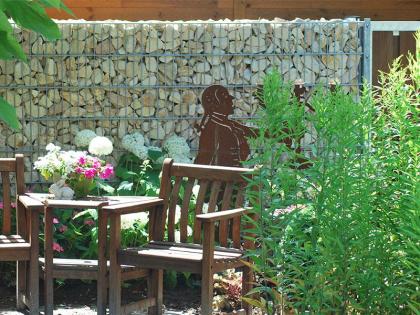 Gabionensäule Säule Gabione Mauer Steinkorb Drahtkorb Garten Sichtschutz Steine