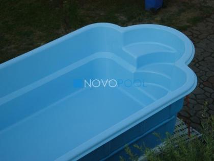 Schwimmbecken Torino 6, 20 Halogenbeleuchtung Quarzsand Filteranlage Novopool.de