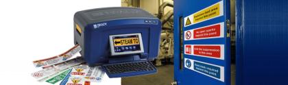 Lockout-Tagout Schilderdrucker Brady BBP35 und BBP37 mit Plotfunktion