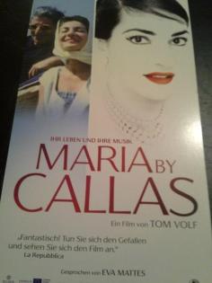 2017 Film Flyer Maria by Callas