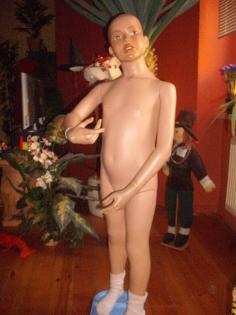 SCHAUFENSTERPUPPE MODEPUPPE KIND UM 1960/70 -  HINDSGAUL  Nr. 2303 