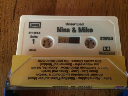 MUSIKKASSETTE, MC: etwa 1988: NINA & MIKE, RARITÄT, 11 LIEDER, kaufen + sammeln