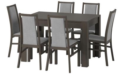 MPS praktisch Tisch SYRIUS 120-190x80x76cm Wenge Esszimmer 4-8 Personen Küchenti