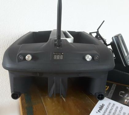 Carplounge Tackle Futterboot RT4 Schwarz Matt + Echolot