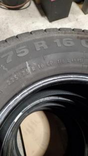 4 x Continental Vanco Camper 225/75 R16CP 116R Sommerreifen
