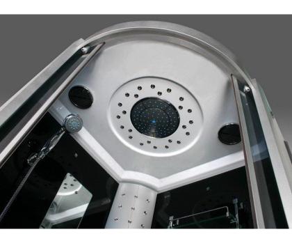 Duschkabine HYDROMASSAGE Hydro-Duschkabine 1000x1000x225 Duschwanne Radio Düsen 