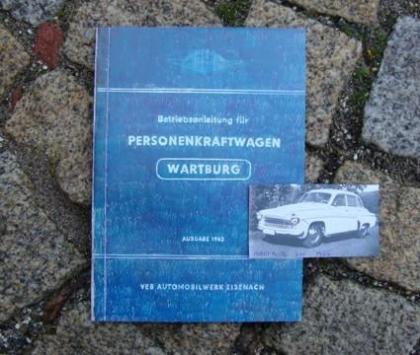 Betriebsanleitung Wartburg AWE 311 1000 1962 1963