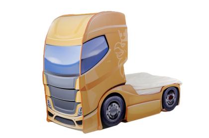 Babybett Kinderbett Jugendbett Autobett Holz Bett 3 FARBEN Truck+2 245/ 93 cm