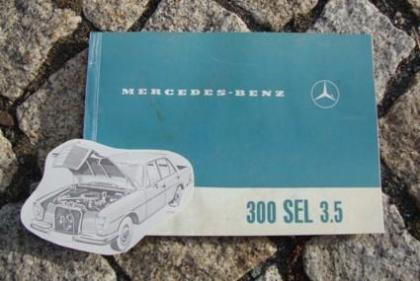 Betriebsanleitung Mercedes W116 450 SEL 6.9 1975
