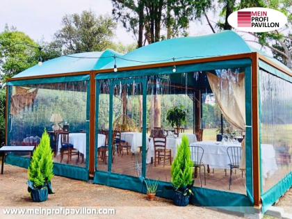 Pavillon 4x4 Überdachung Sonnenschutz Festzelt Terrassenüberdachung Pvc