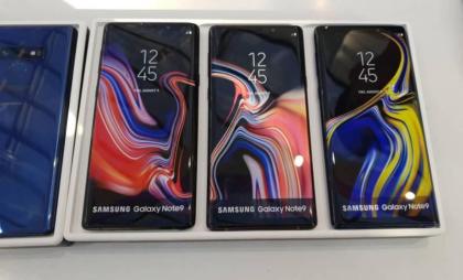 Samsung Galaxy Note 9 S9+ S9 €280 EUR Apple iPhone XS Xs Max iPhone X