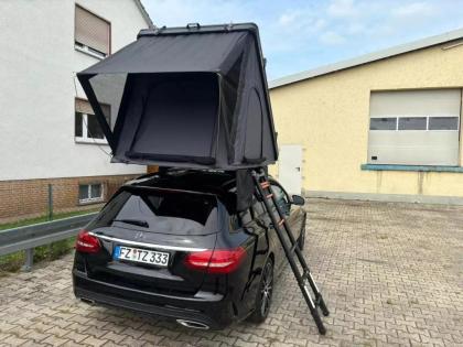 Dachzelt Autodachzelt Zelt Auto Alu Hardcase Schwarz/ Grau