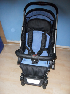 Wunderschöner Hartan VIP XL schwarz-blau Top Zustand