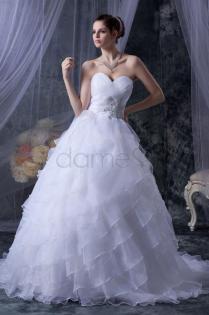 Mieder Organza Prinzessin Brautkleid - Dameo.de