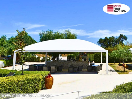 Pavillon 11x11 Überdachung Pagodenzelt Festzelt Pvc Terrassendach Pergola Terras