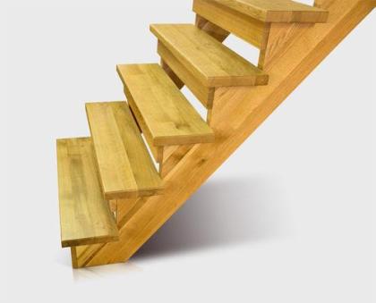 FREITRAGENDE TREPPEN SELBSTMONTAGE TYP U, L AUS MASSIVHOLZ EICHE BUCHE ESCHE