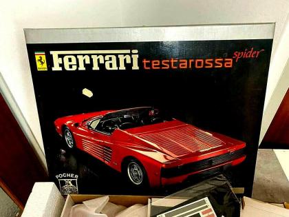 Pocher 1:8 Ferrari Testarossa Spider Innenleben Säckchen versiegelt ungeöffnet