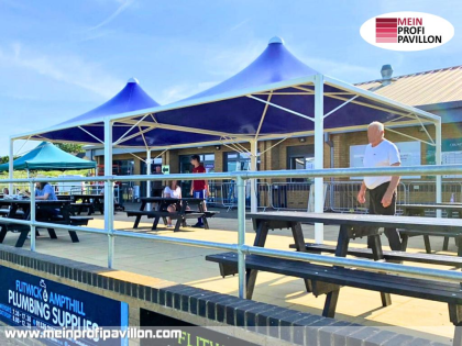 Pavillon 6x6 Überdachung Pagodenzelt Pvc Terrassendach Pergola Terrasse Restaura