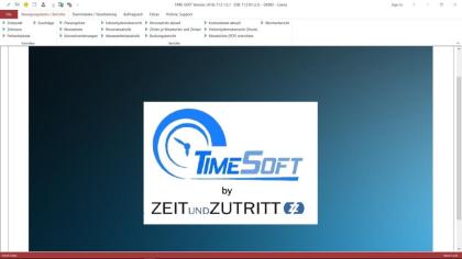 Zeiterfassung ZEITundZUTRITT Komplettsystem für 10 Mitarbeiter RFID WLan / LAN