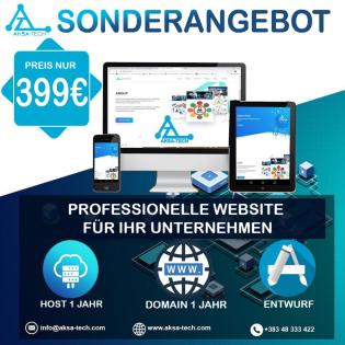 SONDERANGEBOT - Nur für 399 € professionelle Website!