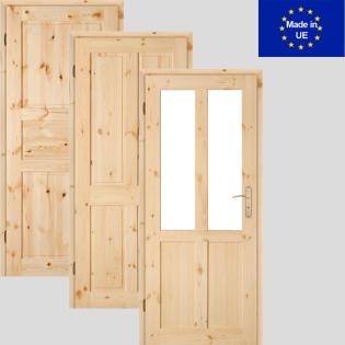 Holztür S -Serie Türflügel Schiebetür Zimmertür Innentür Kiefer 60/ 70/ 80/ 90
