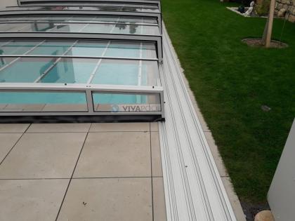 Pooldach PRESTIGE 9, 50m x 4, 00m (4, 88) x 0, 60m vormontiert