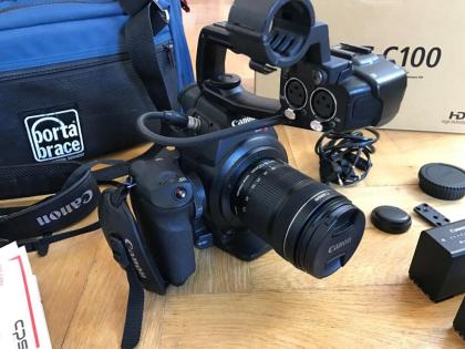 Canon EOS C100 Dual Pixel AF, Objektiv 18-135
