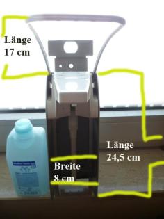 1 Desinfektionsspender/ Braun mit 0, 5L Desinfektionsmittel Nr.104