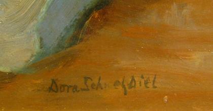 Gemälde von Dora Schmetz-Diel geb. 1892 (B005)