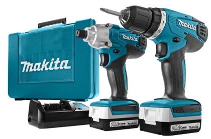 Makita 14, 4V Akku-Bohrschrauber DF347DWLE